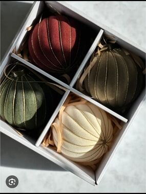 ISO Studio McGee Velvet Ornament Set